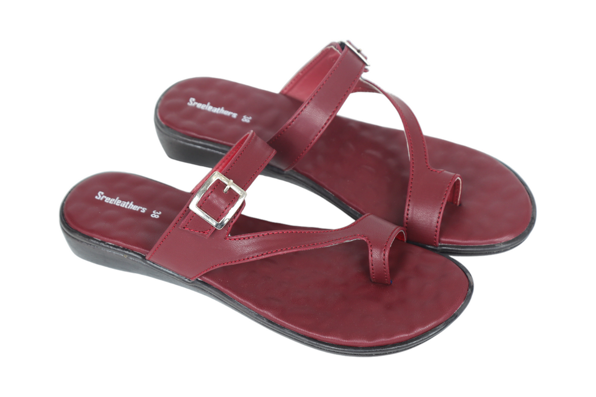 Ladies flat chappal 994959 SREELEATHERS
