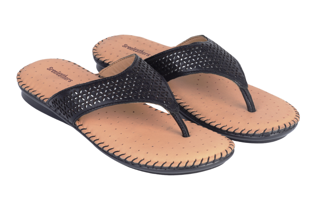 Sreeleathers ladies hot sale chappals with price