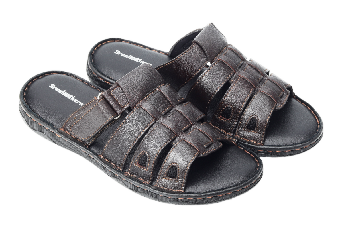 mens leather chappal