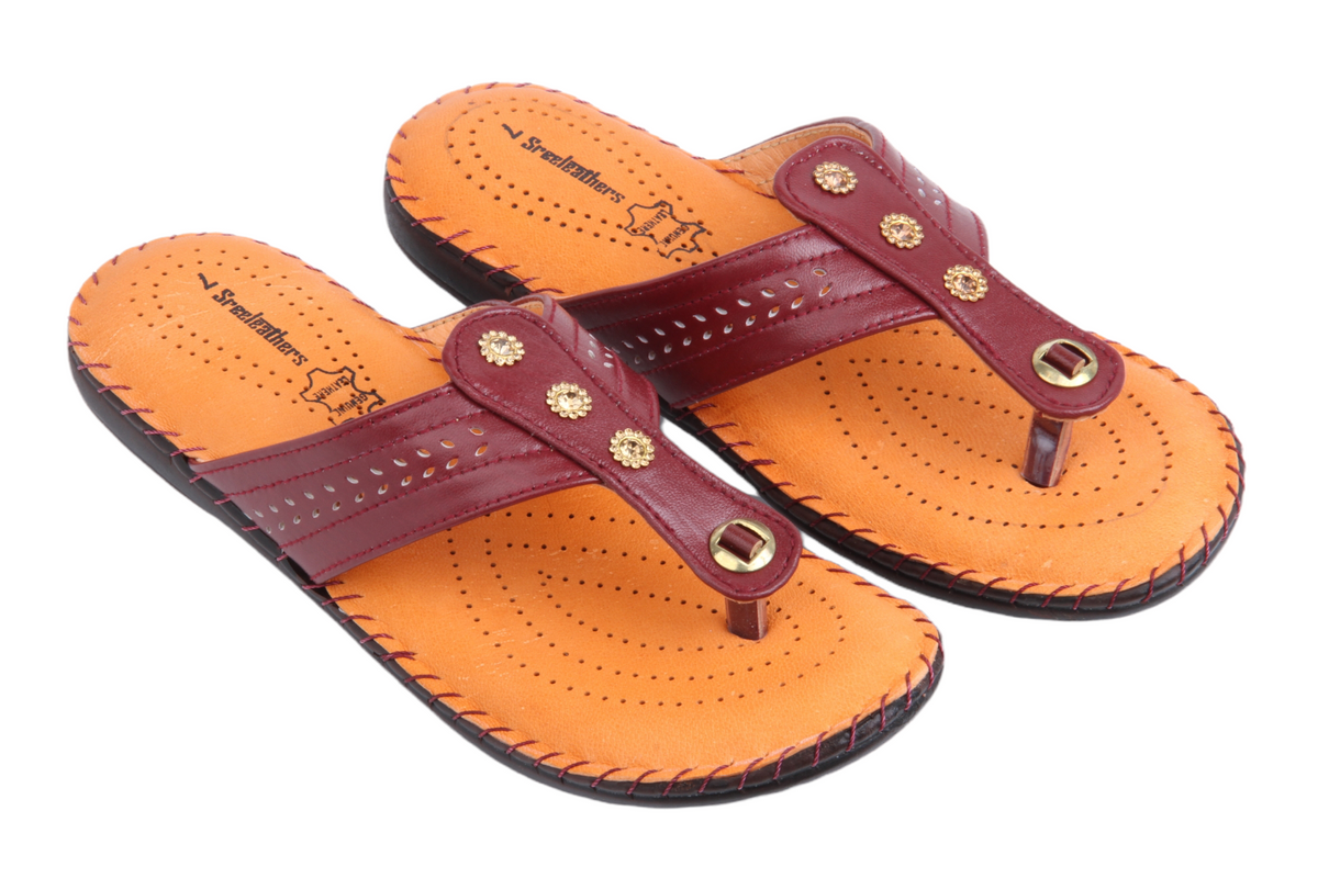 Sreeleathers ladies chappals with price clearance