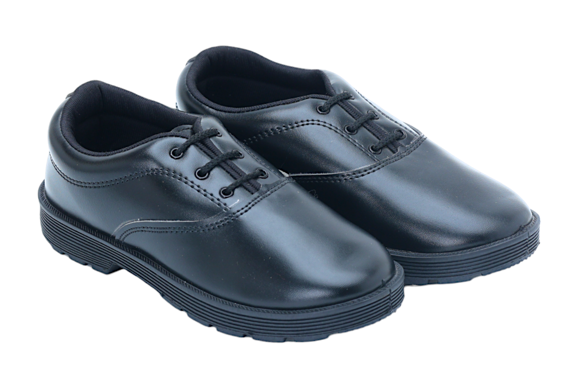 School Shoe Boys Black 1 to 2 Yrs 59901 SREELEATHERS