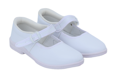 School Shoes Girls (White 3-5 Yrs) 59917