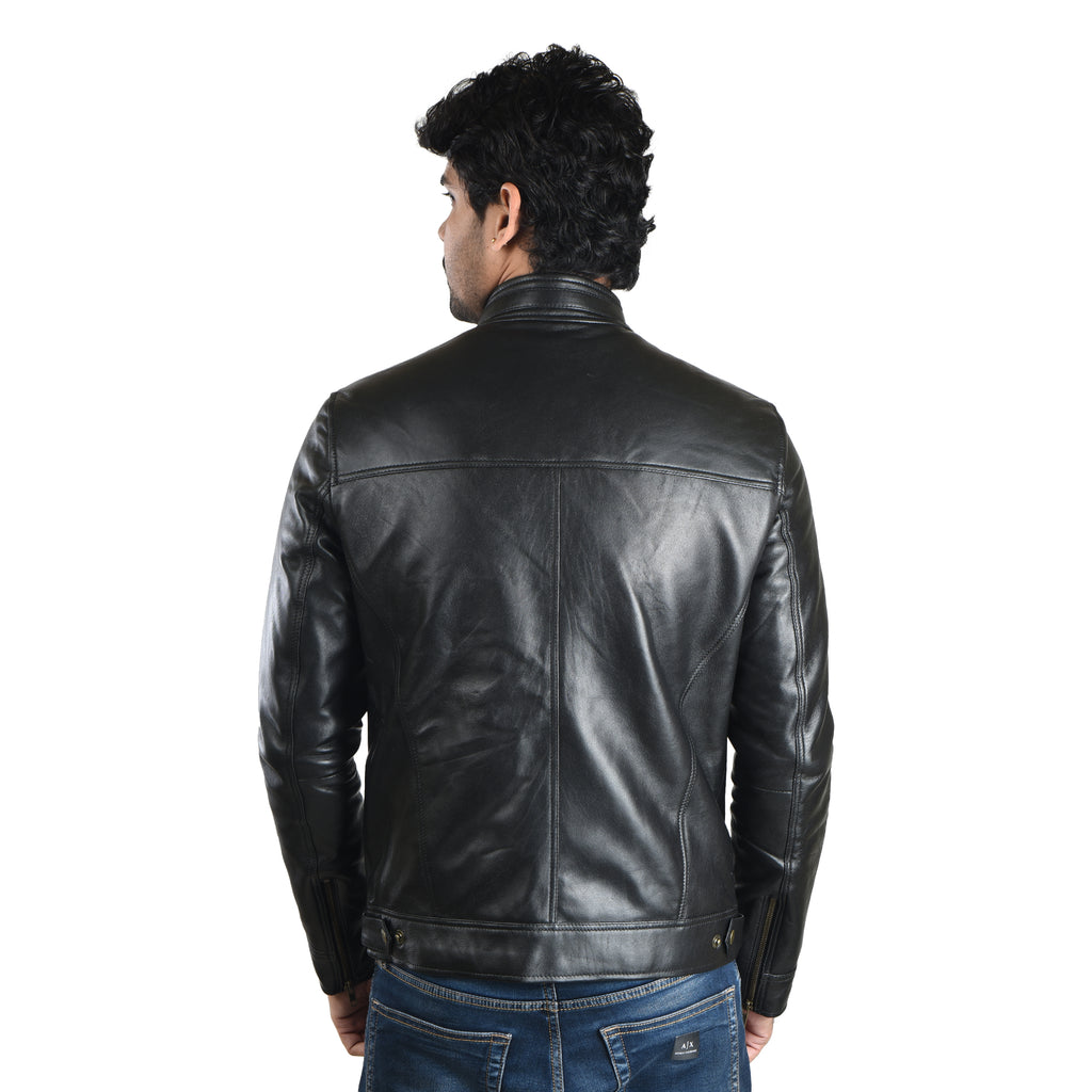 Brown Formal Leather Jacket at best price in New Delhi by UV Exports | ID:  11492743391