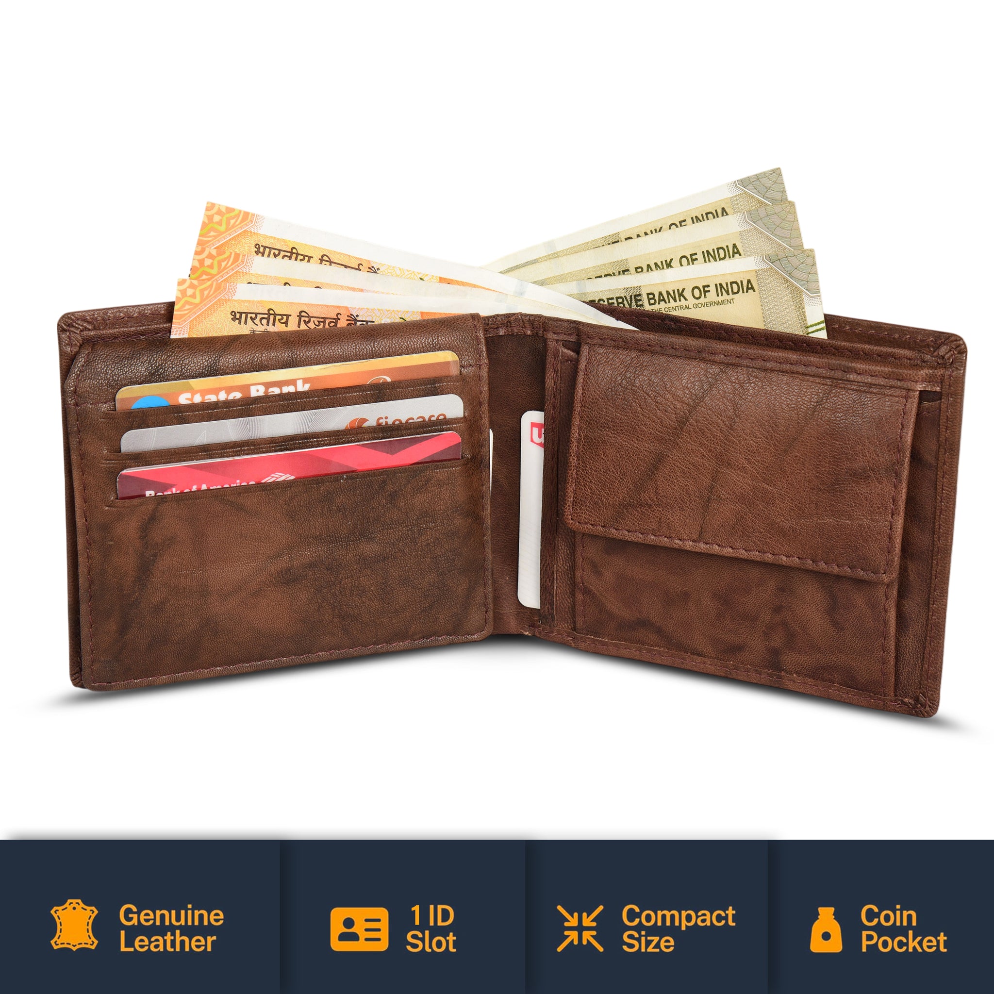 Men's Genuine Leather Wallet 991757 – SREELEATHERS