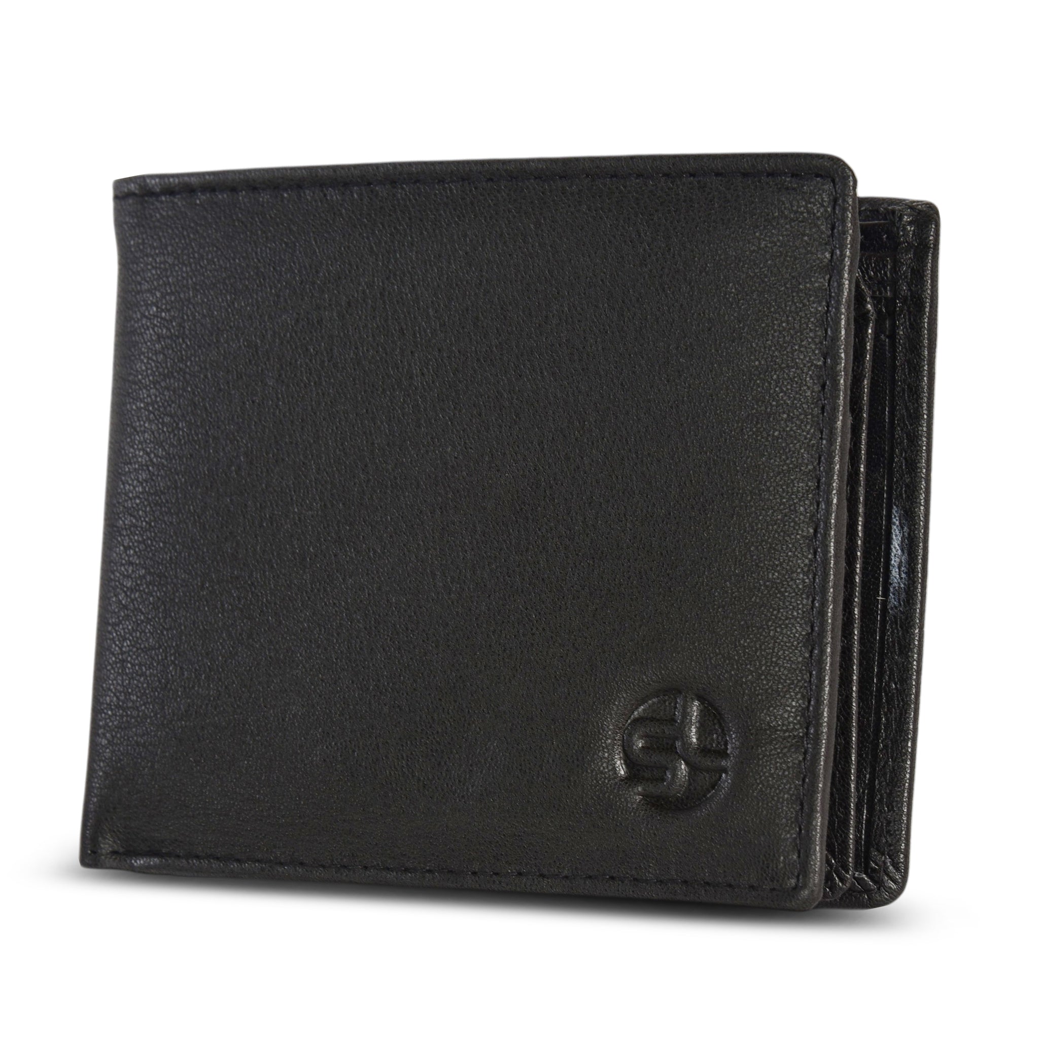 MENS LEATHER WALLET 991757 (BLACK) – SREELEATHERS