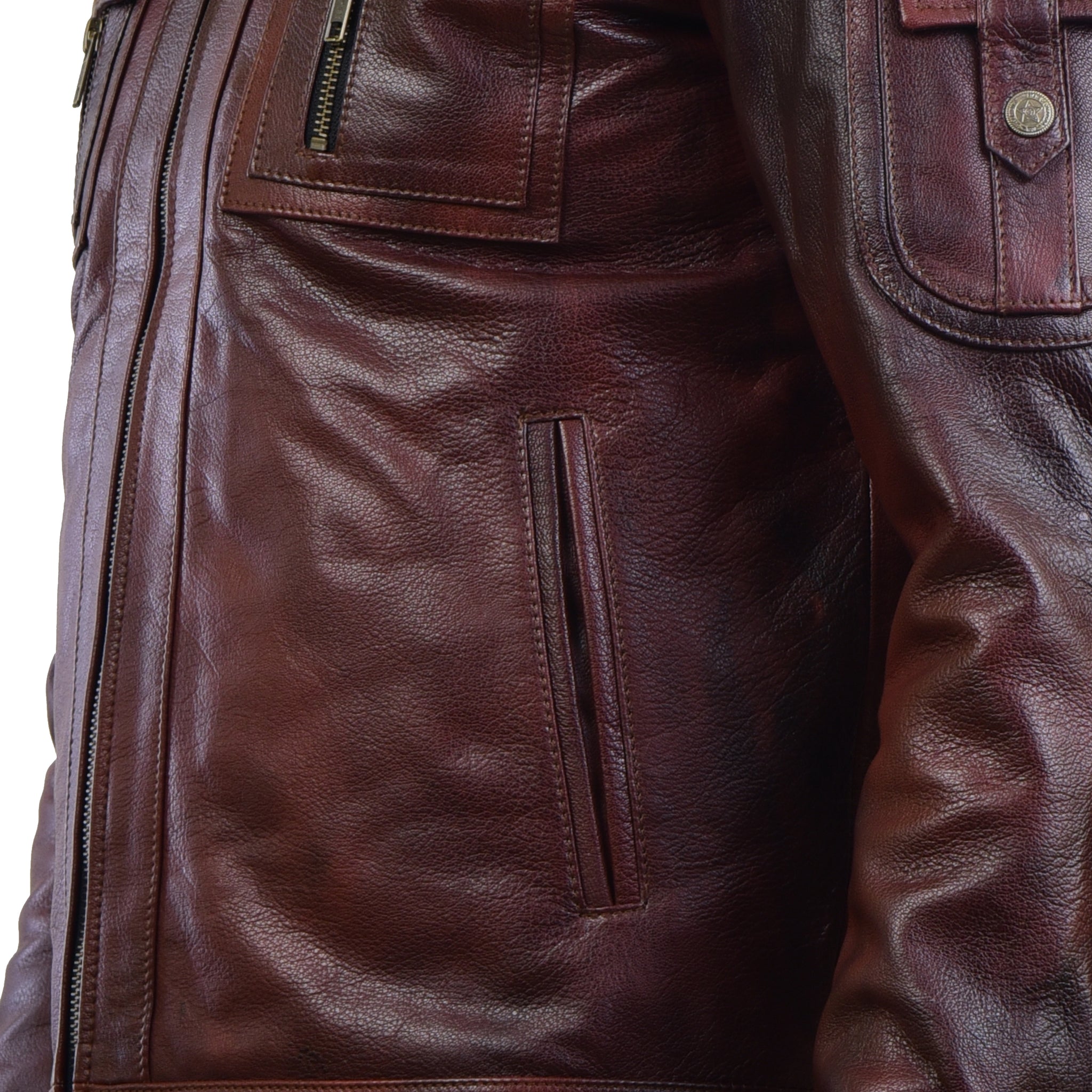 MENS LEATHER JACKET 410141(2 TONE) – SREELEATHERS