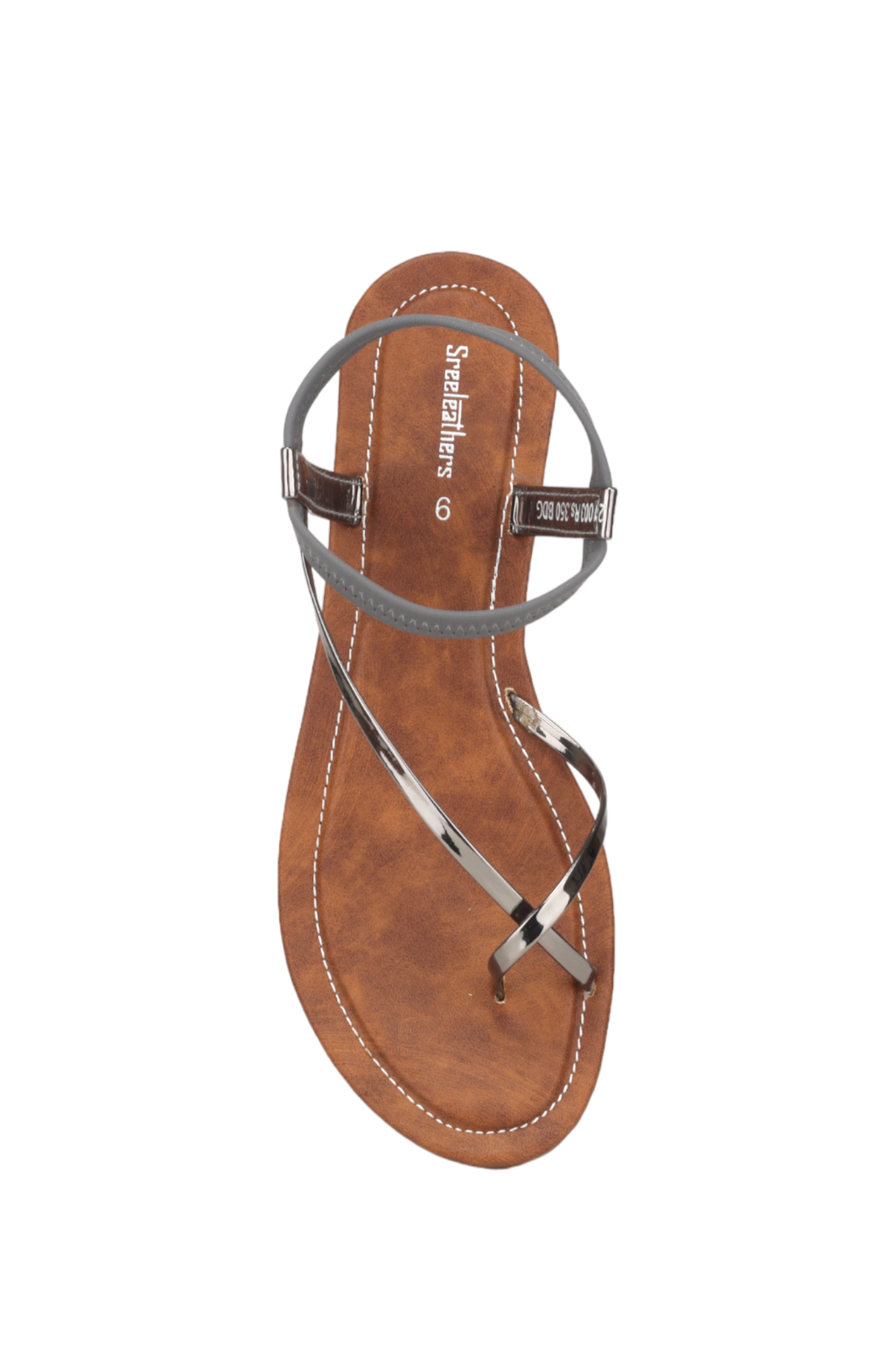 LADIES FLAT SANDAL 21003 – SREELEATHERS - Main Image