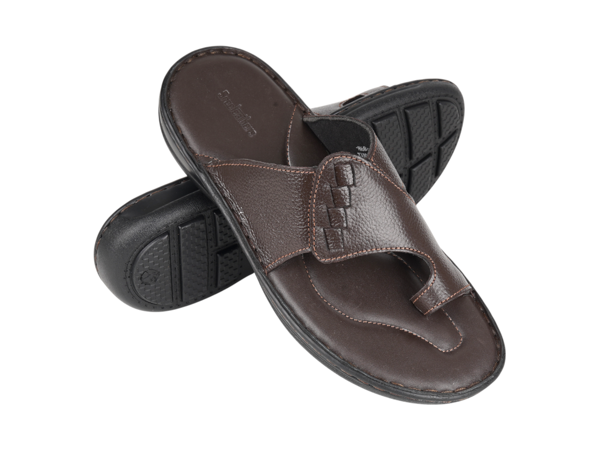 Man Chapple Men’s Leather Chappal | Premium Finish & Everyday Comfort 90612 ...