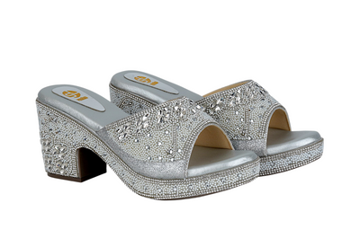 Premium Ladies Fancy Heel Chappal | Elegant Women's Heel Chappal 94141