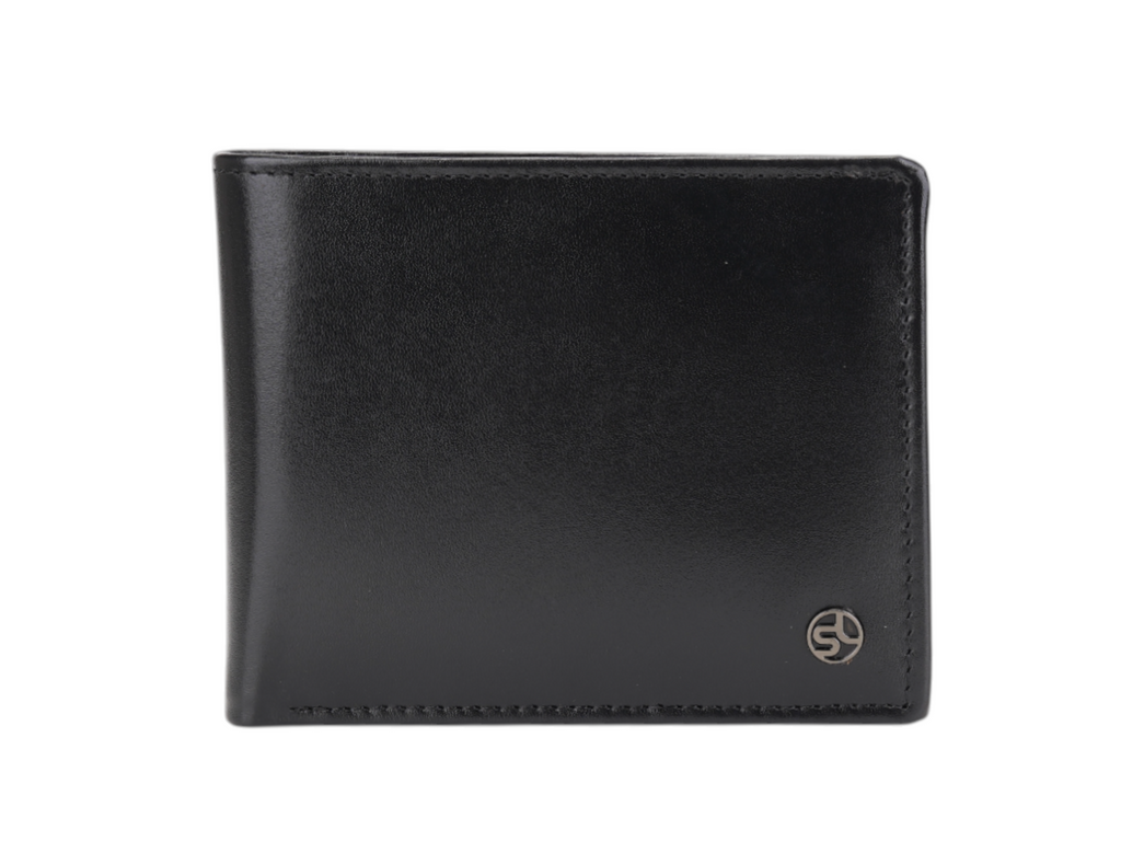 PREMIUM MENS LEATHER WALLET 913923 (BLACK) – SREELEATHERS