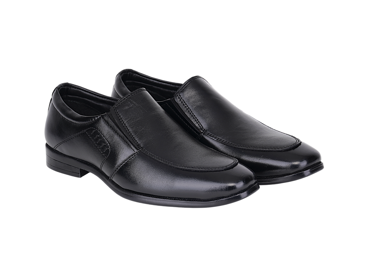 Men’s Black Formal Leather Slip-On Shoe 96546 – SREELEATHERS