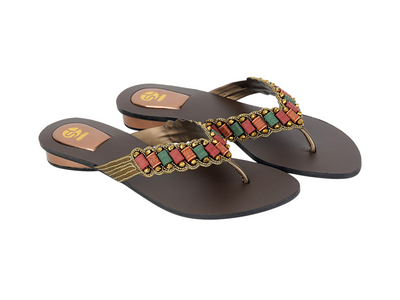 Ladies Stylish Fancy Flat Chappal 94120
