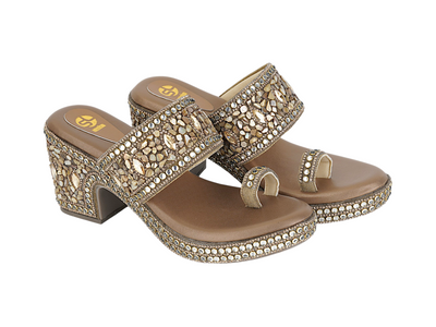 Premium Ladies Fancy Heel Chappal | Elegant Women’s Heel Chappal 94135