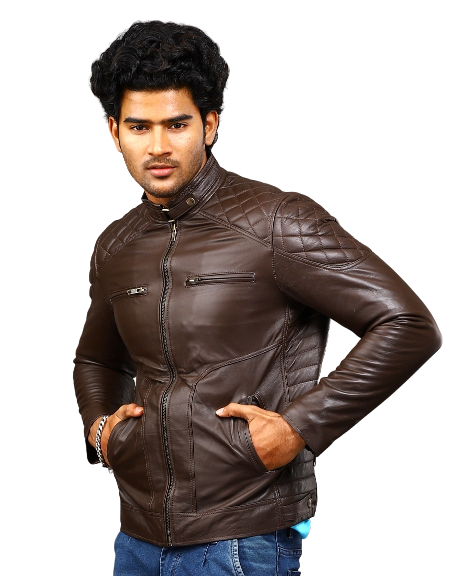 Sreeleathers mens 2025 leather jacket