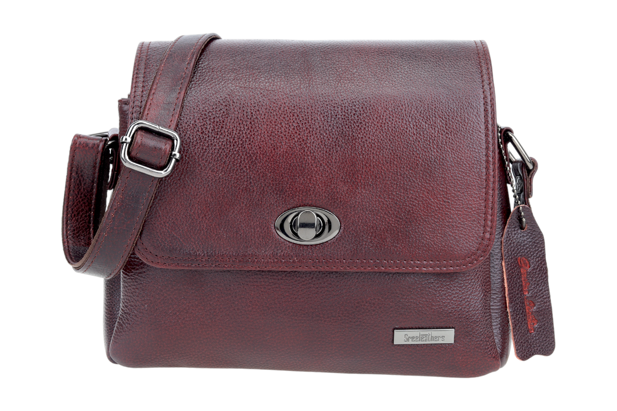 Premium Ladies Leather sling Bag 997447 – SREELEATHERS