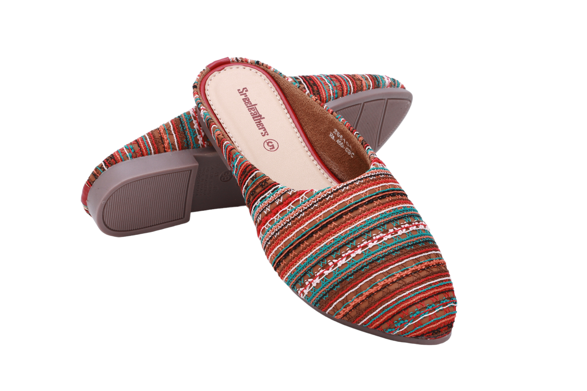 Ladies Cut Out Mule 296105 SREELEATHERS