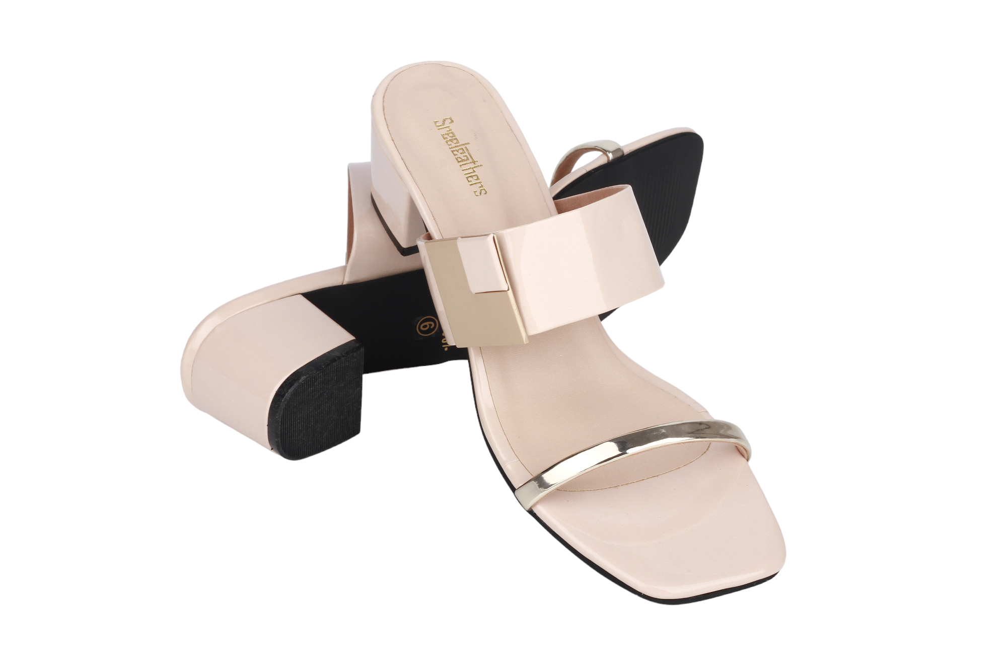 LADIES FANCY HEEL CHAPPAL 96705 SREELEATHERS