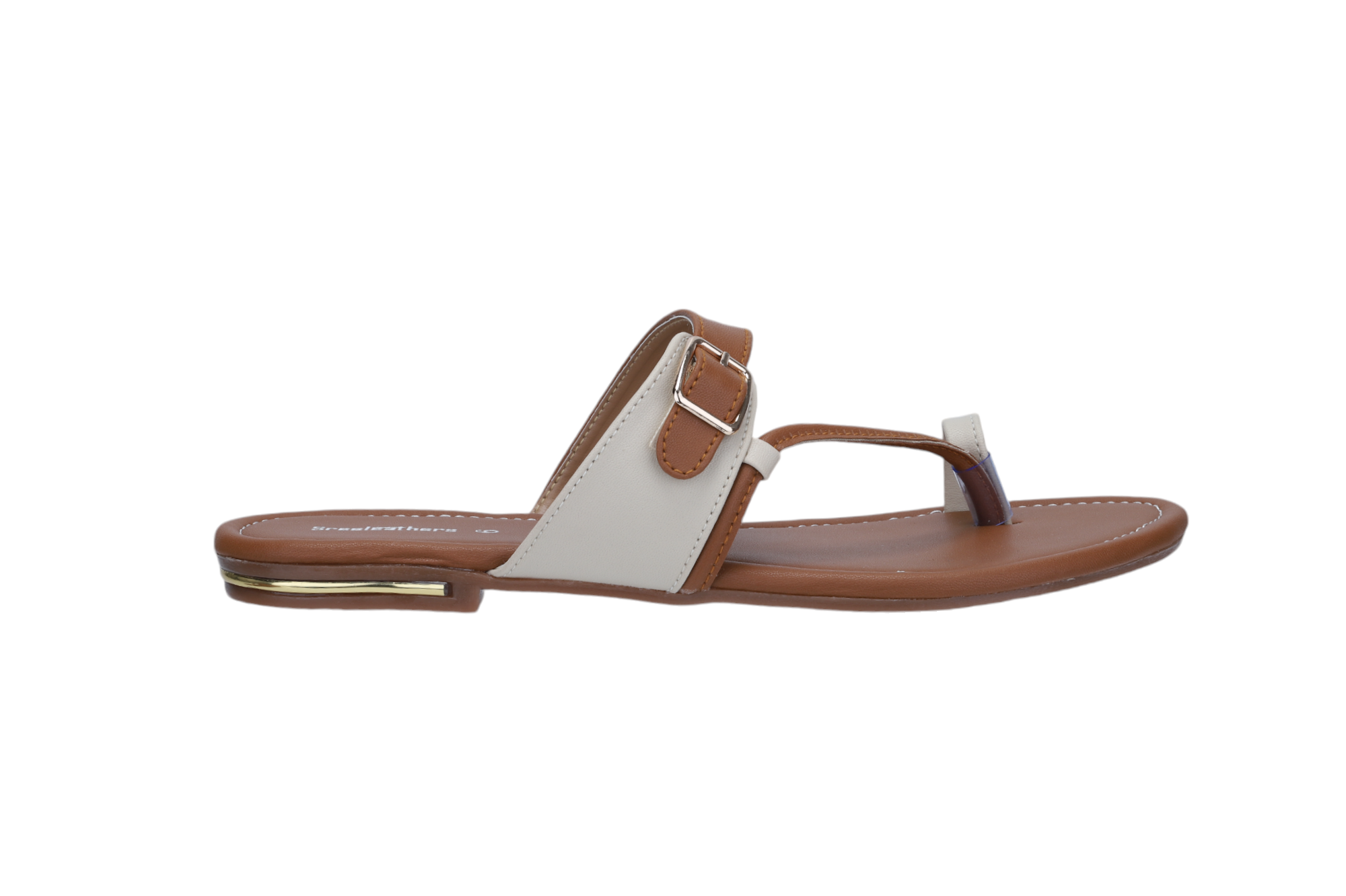 Ladies Flat Chappal 21010 – SREELEATHERS - Main Image
