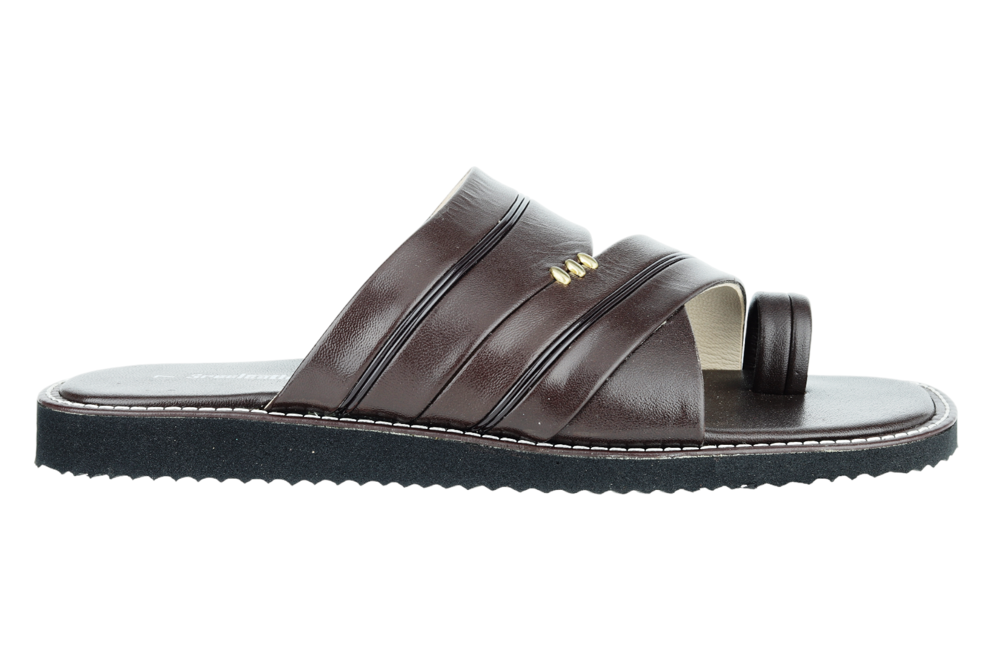 Gents leather chappal 43416 â SREELEATHERS