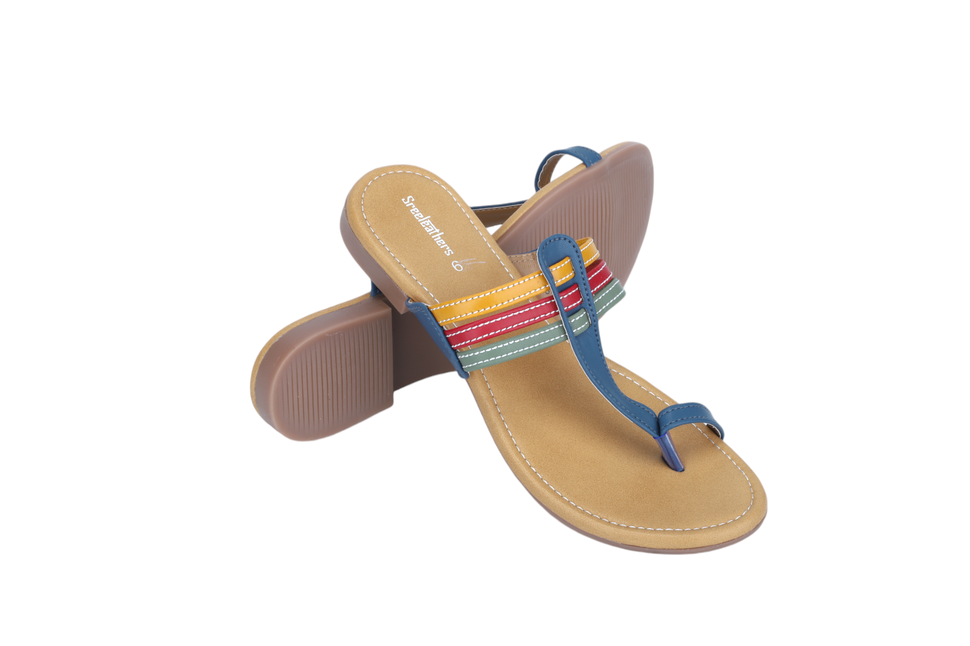Ladies Flat Chappal 21009 – SREELEATHERS - Main Image