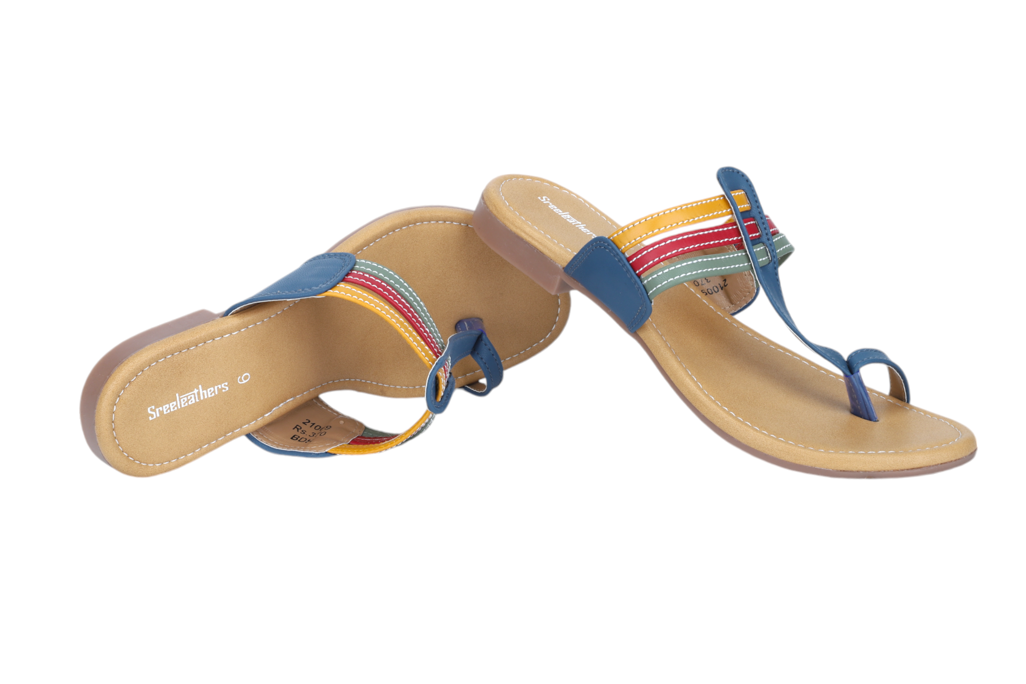 Ladies Flat Chappal 21009 – SREELEATHERS