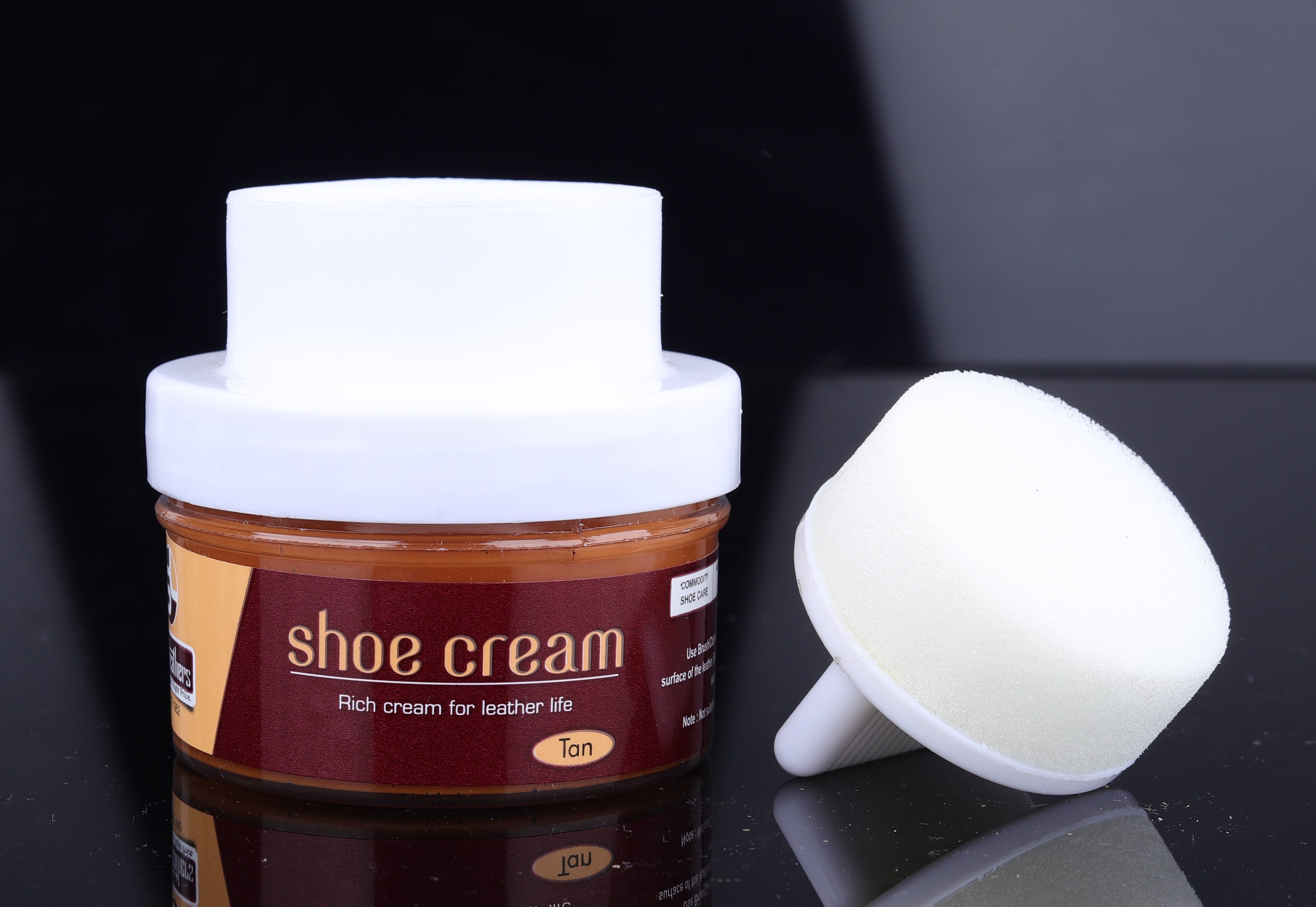 SHOE POLISH CREAM (TAN) 41535 – SREELEATHERS - Main Image
