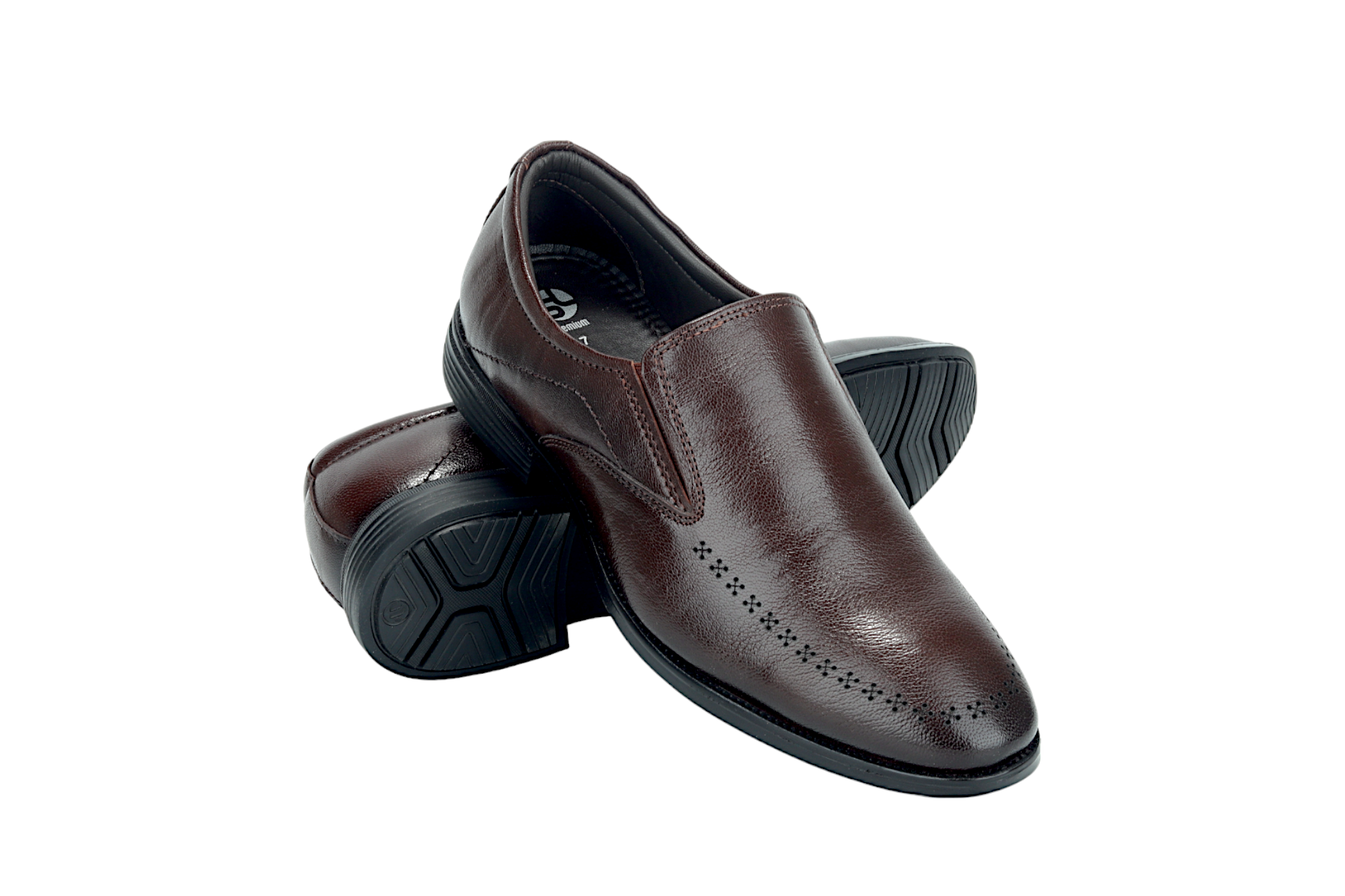 Brown Sreeleathers Office Shoes Mens Premium Leather Formal Shoe