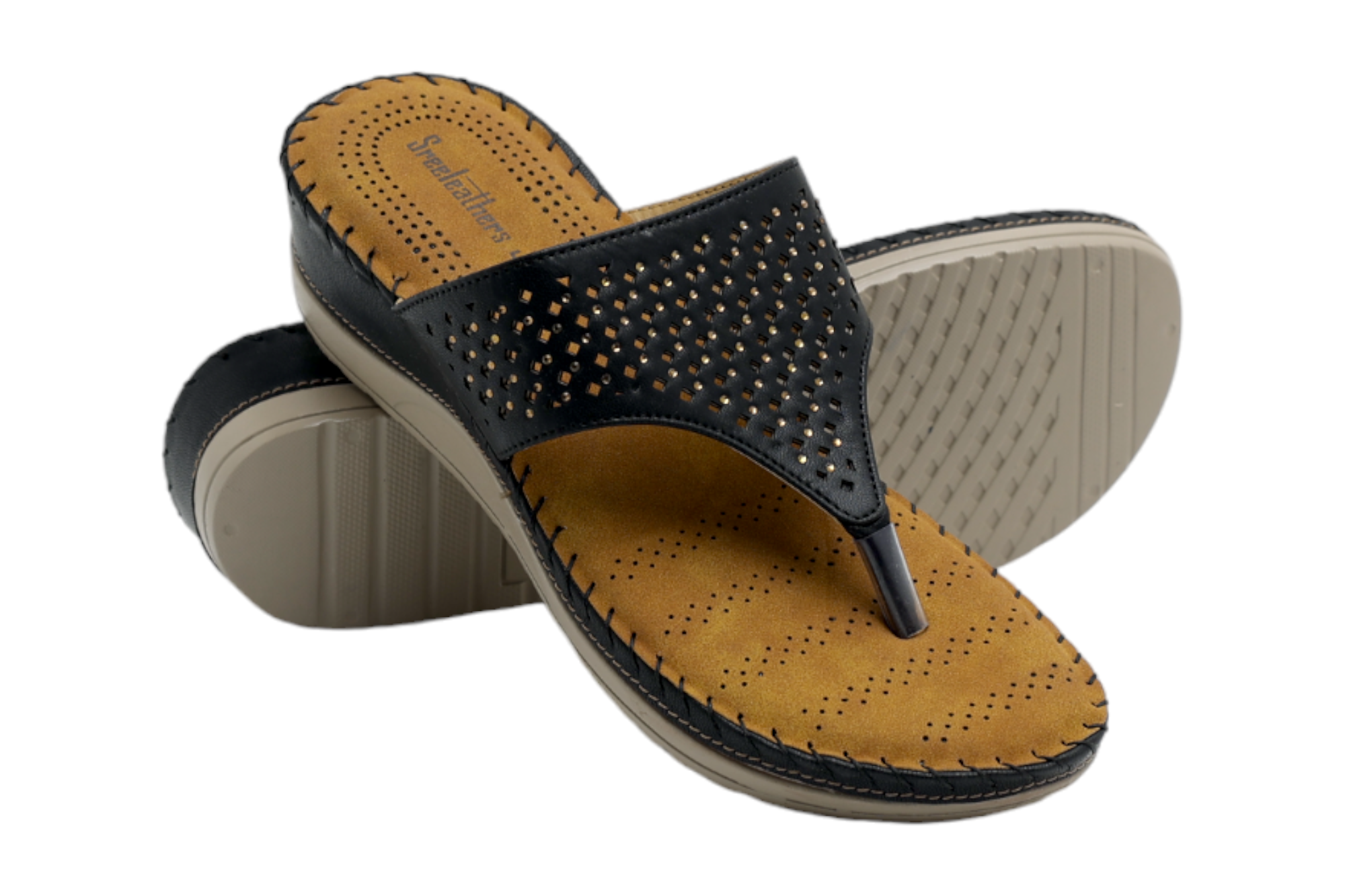 Ladies Comfort Heel Chappal 577269 SREELEATHERS ladies-comfort-heel-chappal-577269-sreeleathers