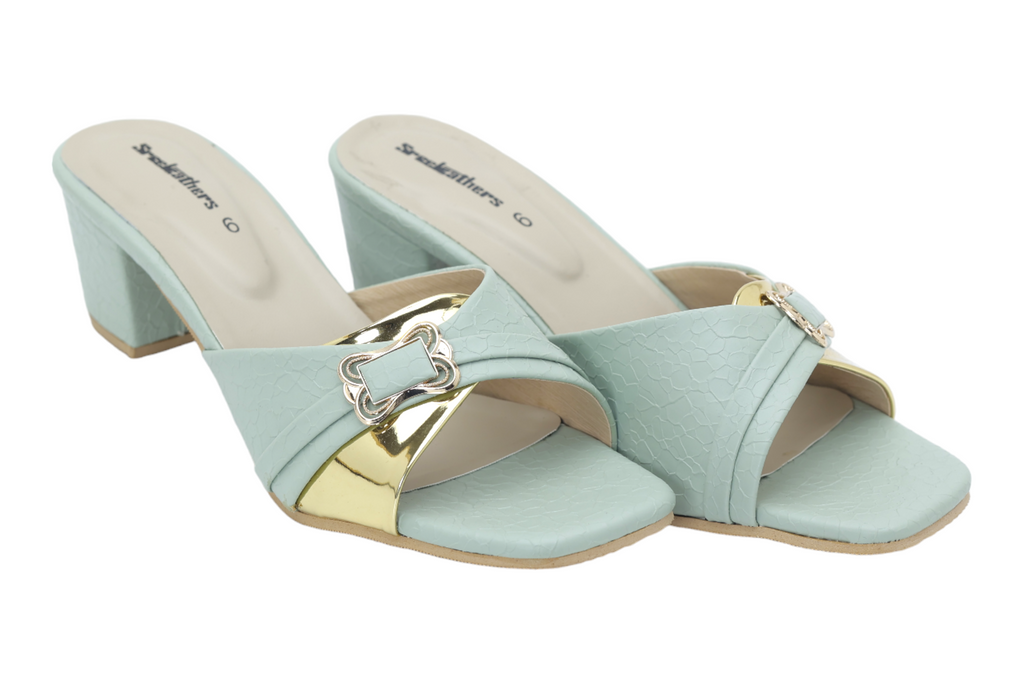 Fancy Heel Chappal â SREELEATHERS