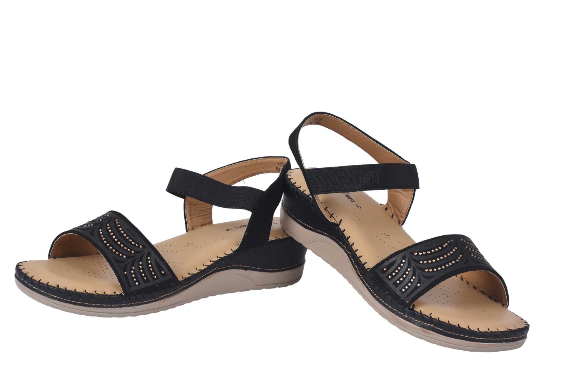 Women's Embossed Pattern Slide Sandals Trendy Double Strap - Temu