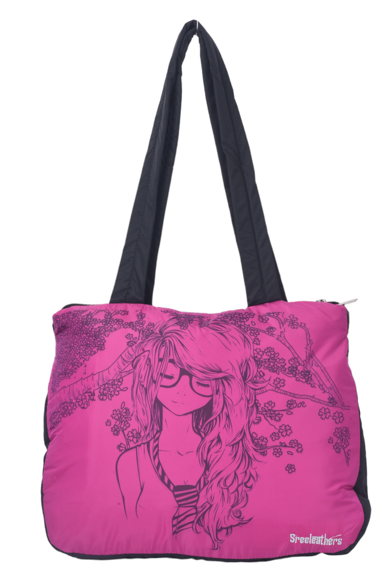 Ladies printed Handbag 34012 SREELEATHERS