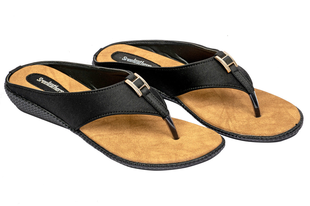 LADIES FLAT CHAPPAL 992002 – SREELEATHERS - Main Image