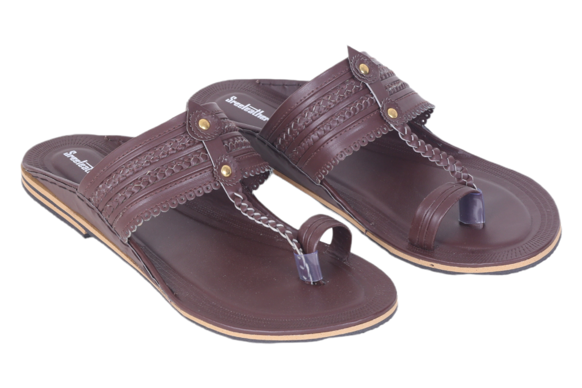 GENTS KOLHAPURI CHAPPAL 40909 â SREELEATHERS