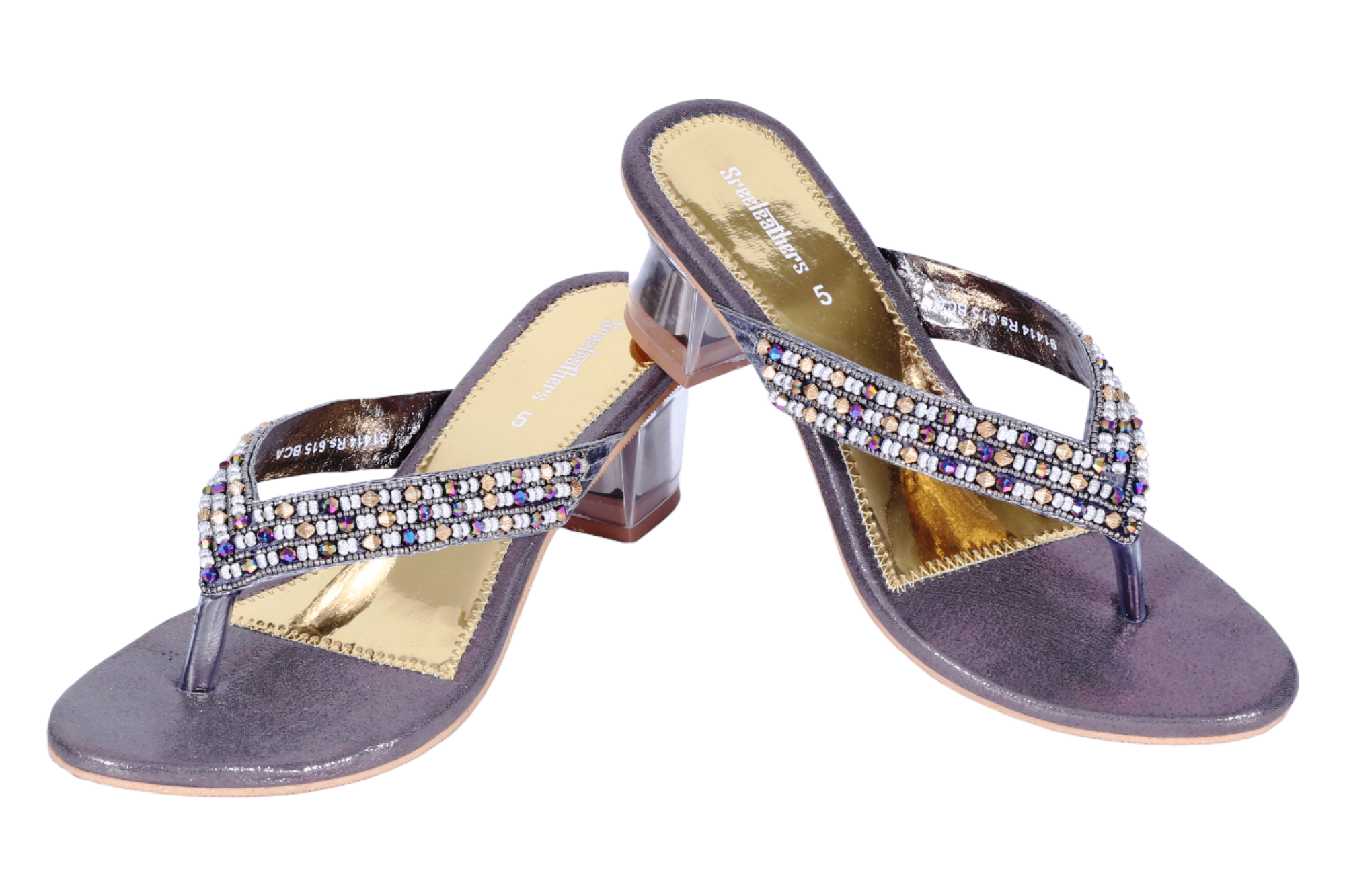 fcity.in - Elegant Ladies Chappals Simple Design With A Strap And Buckle On  The