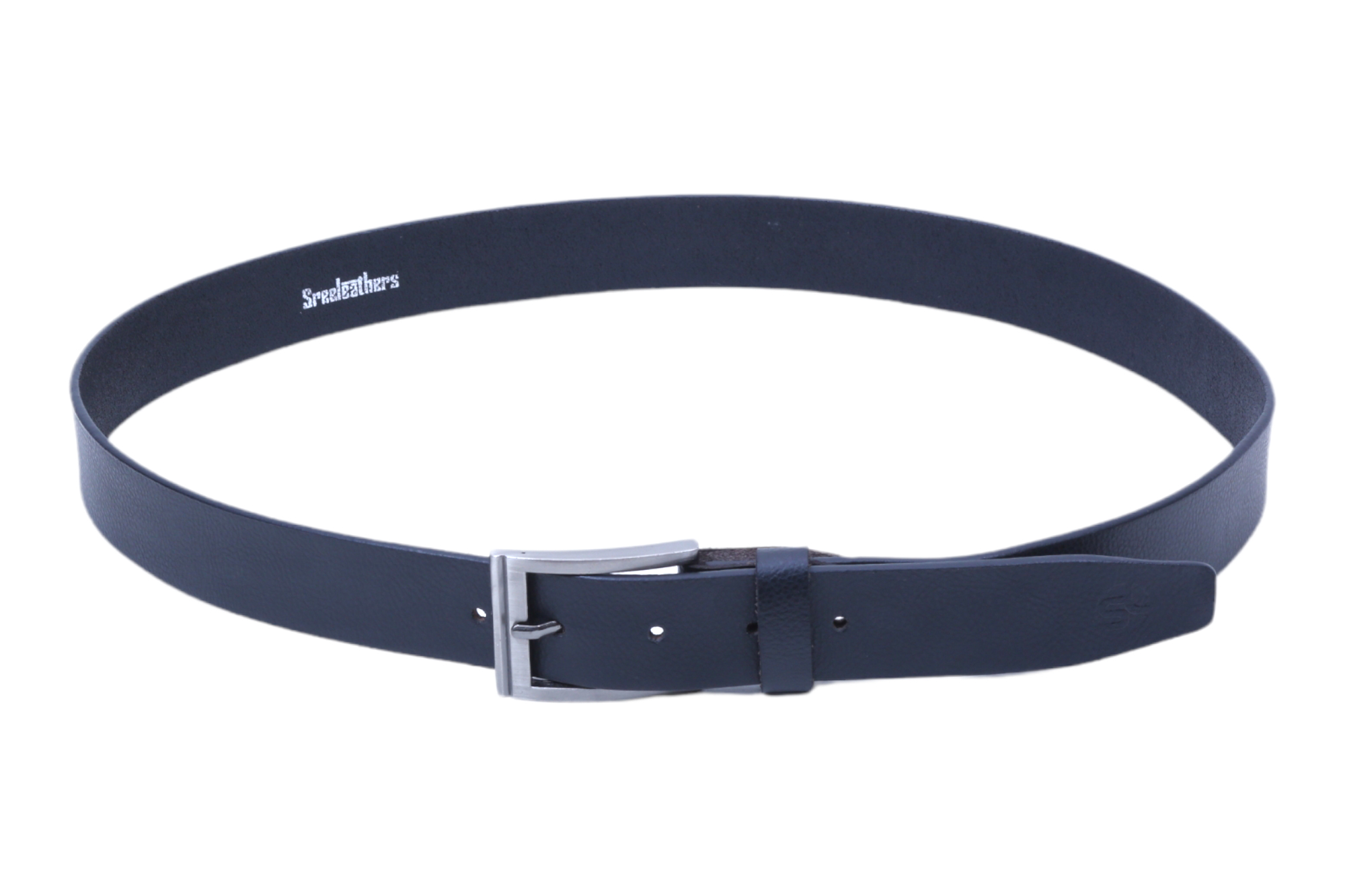Men Leather Belt (Black) 13878 – Sreeleathers Ltd