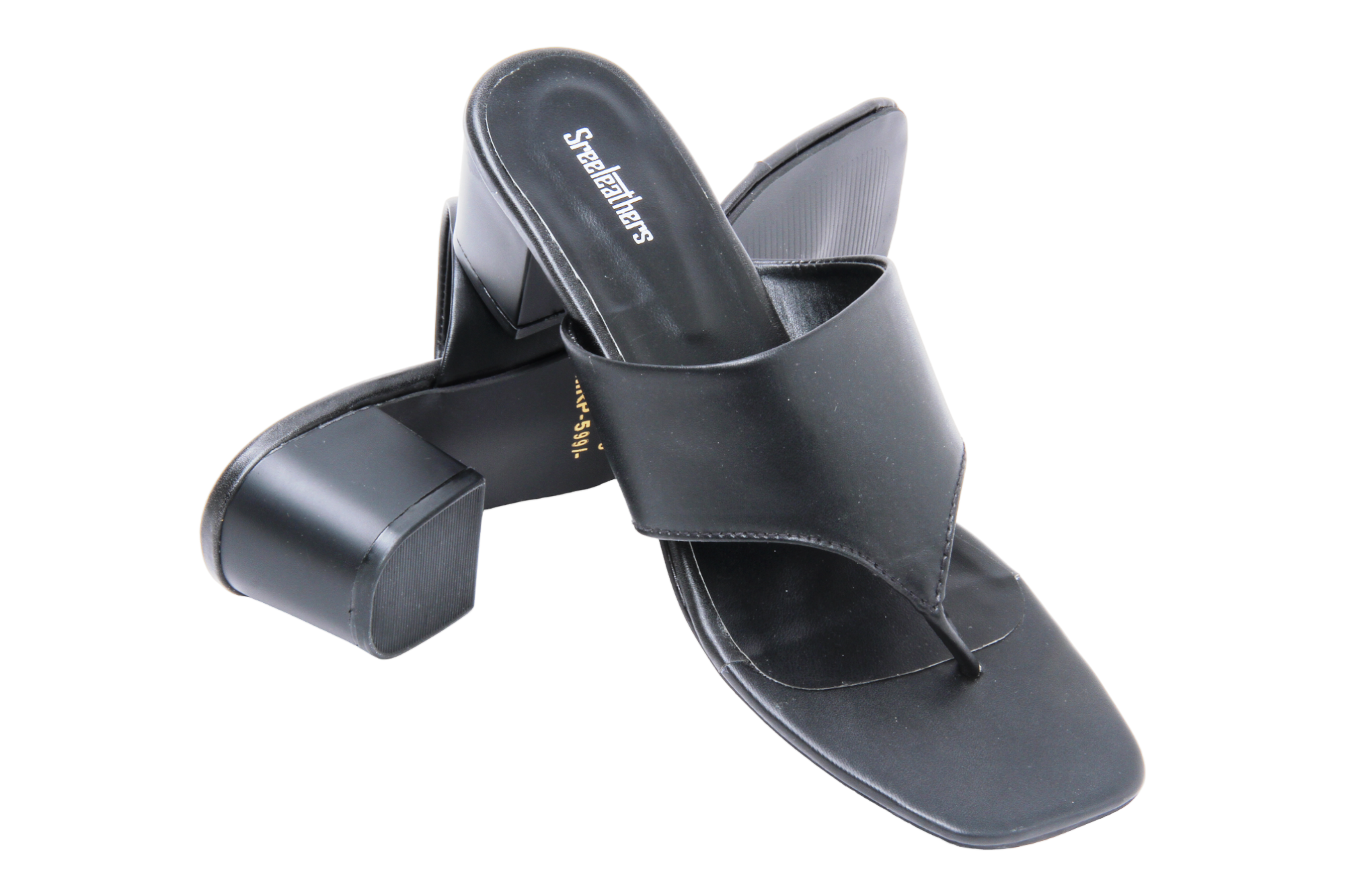 LADIES FANCY HEEL CHAPPAL 990965 â SREELEATHERS