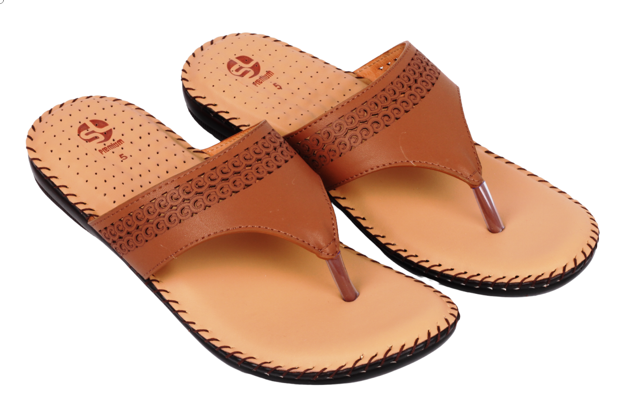 Ladies leather best sale chappals