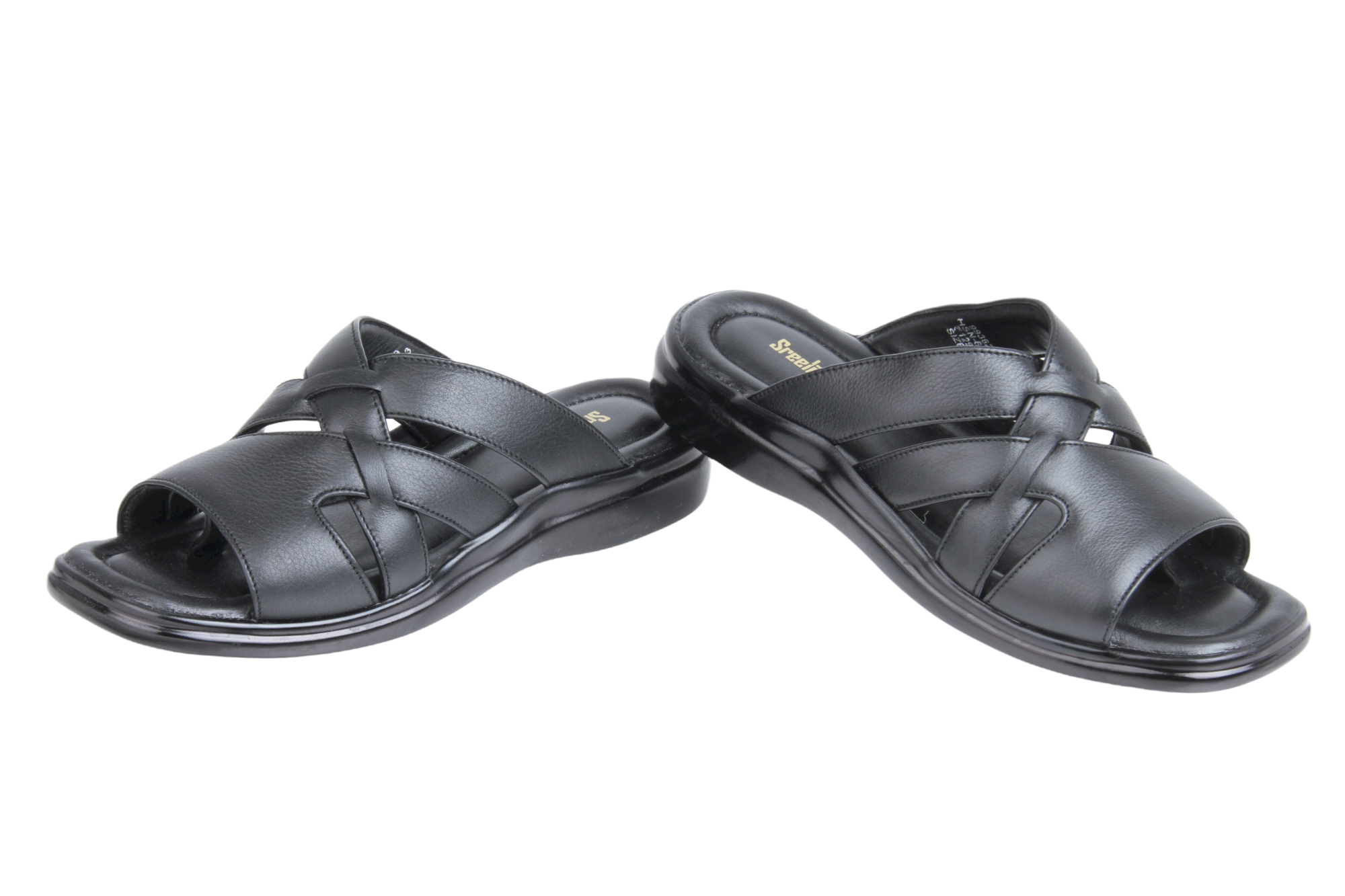 Gents leather chappal 993629 â SREELEATHERS