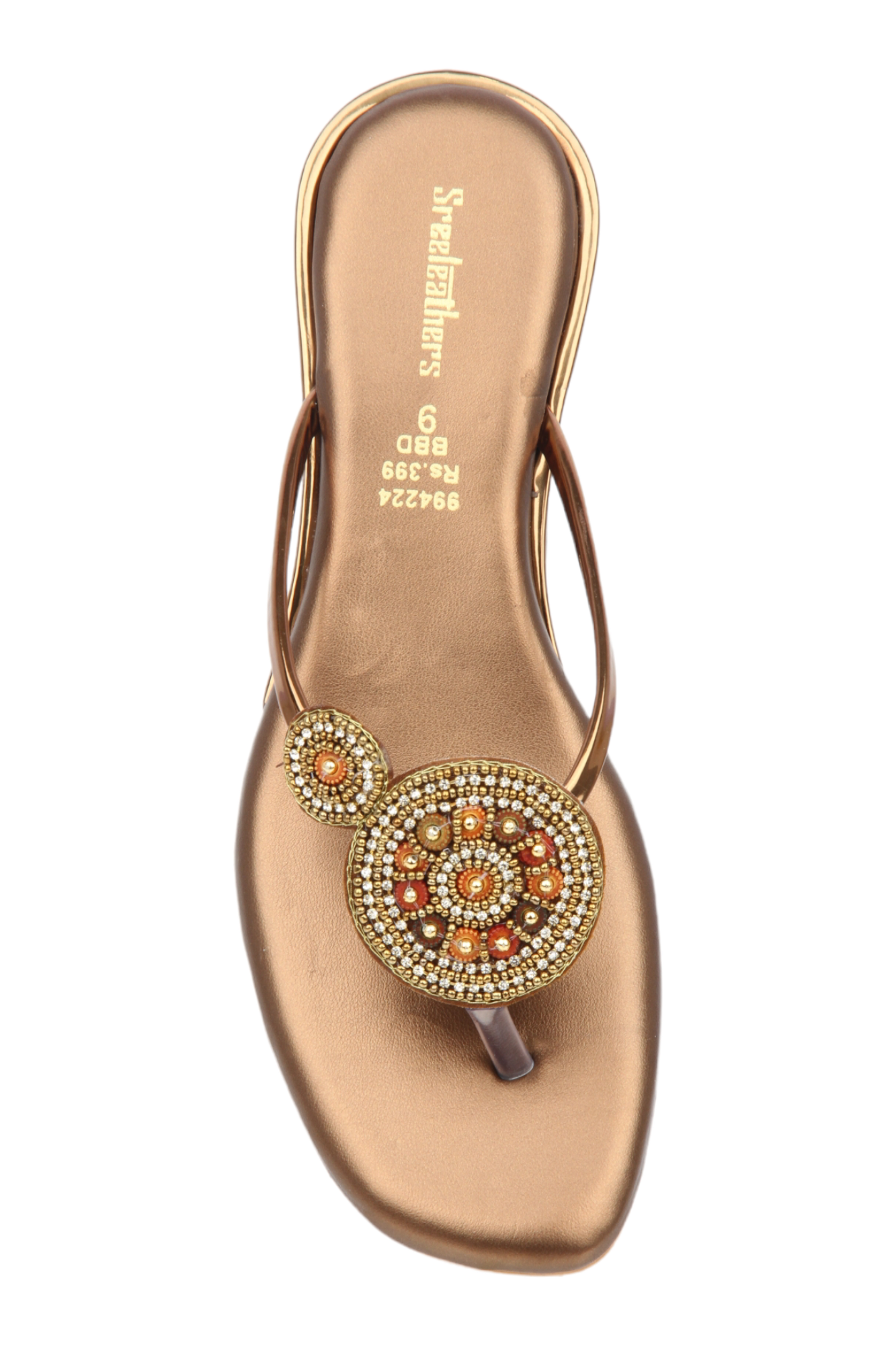 Ladies fancy flat chappal online