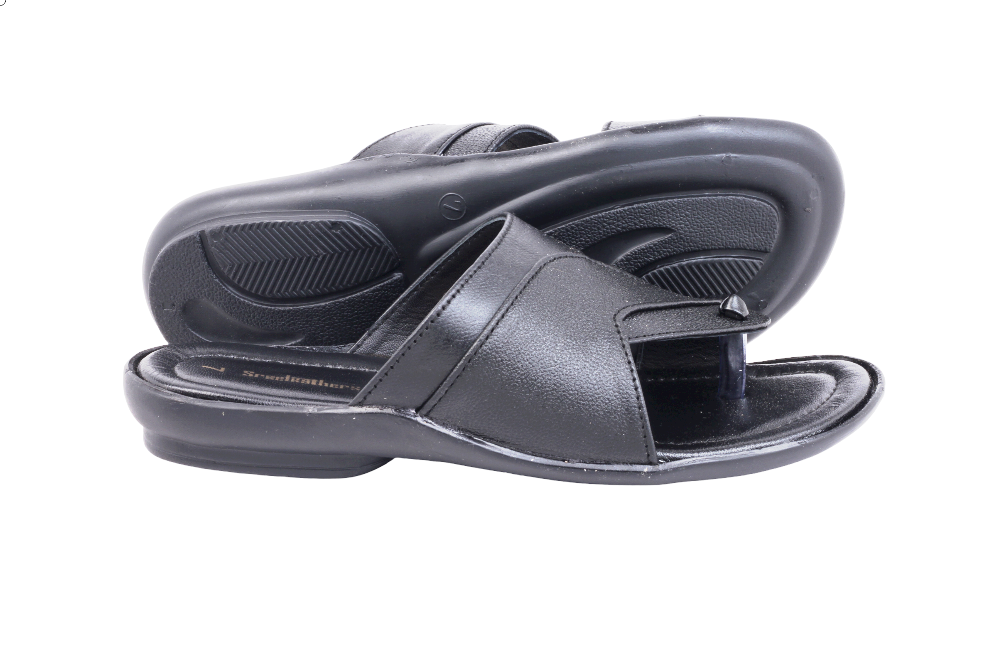 Mens Leather Chappal 28183 â SREELEATHERS