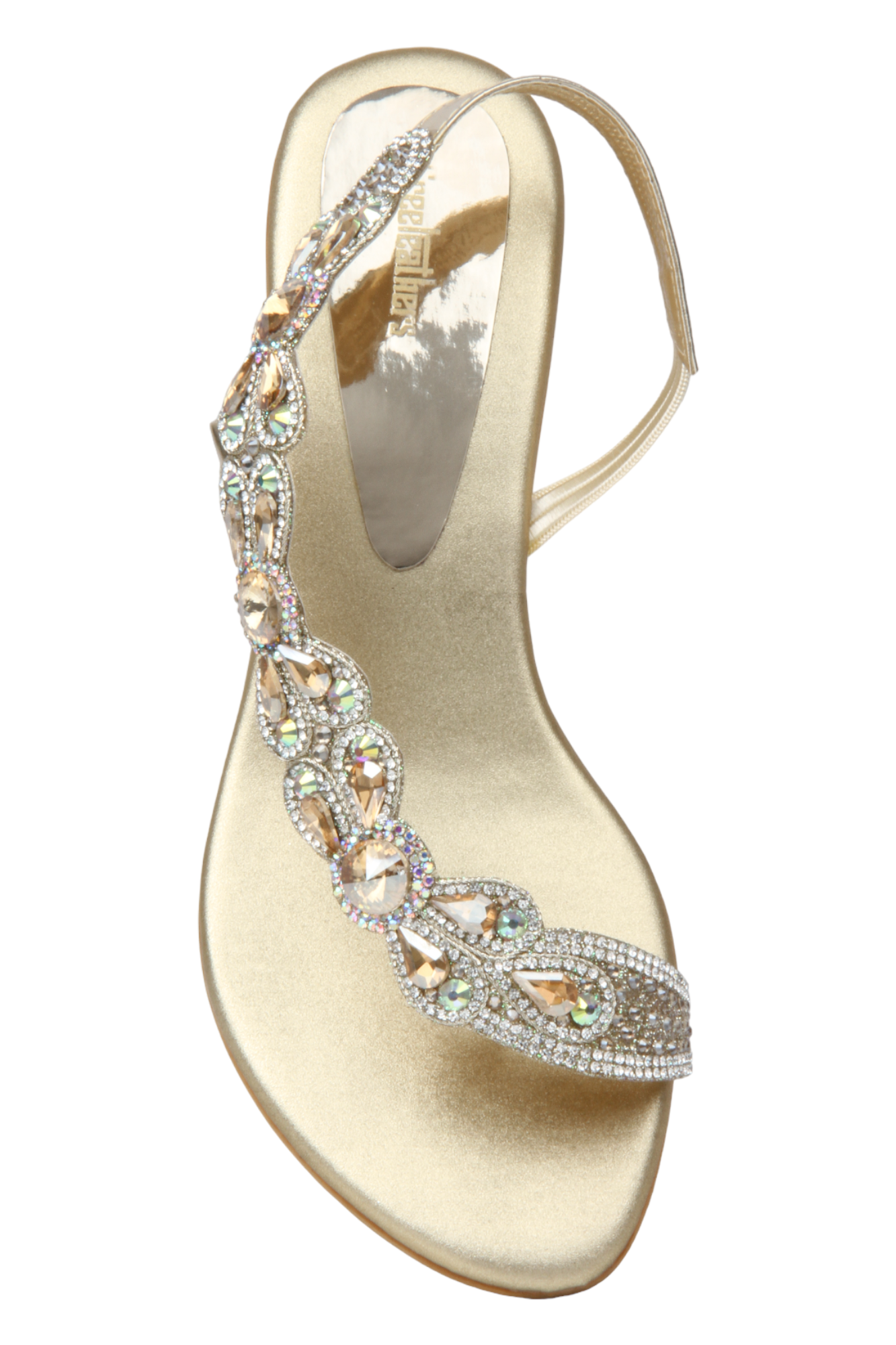 Saw You There Nude Brown Rhinestone Sandals – Shop the Mint