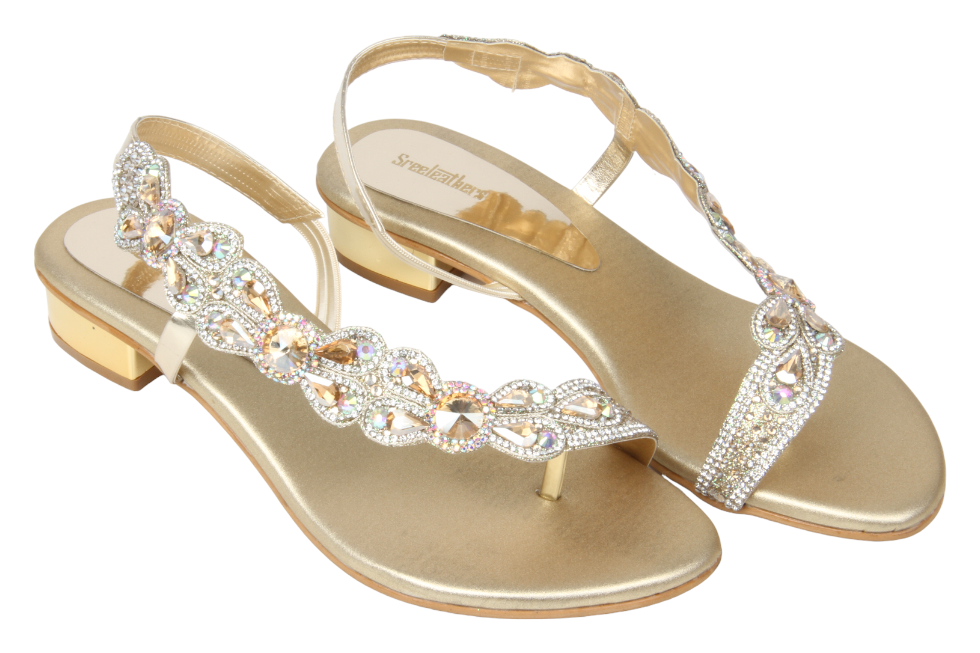 Premium Ladies fancy heel Sandal 97566 SREELEATHERS