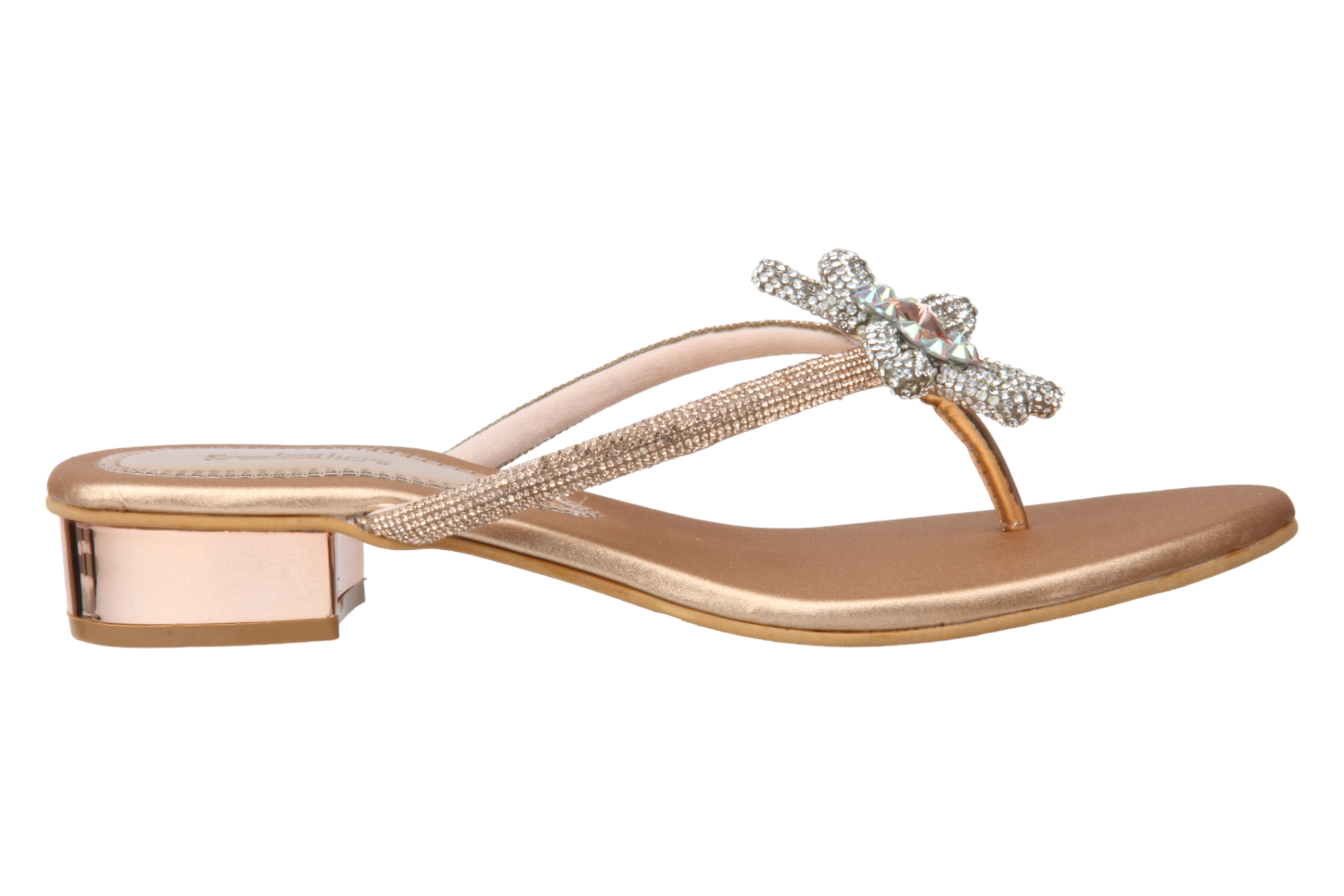 Premium Ladies fancy heel chappal 97569 SREELEATHERS