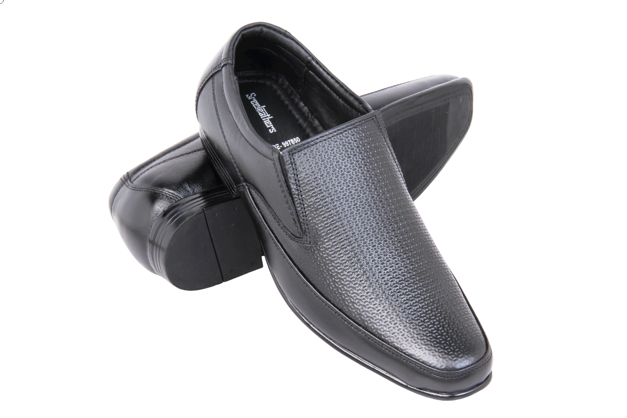 Sreeleathers black sales formal shoes