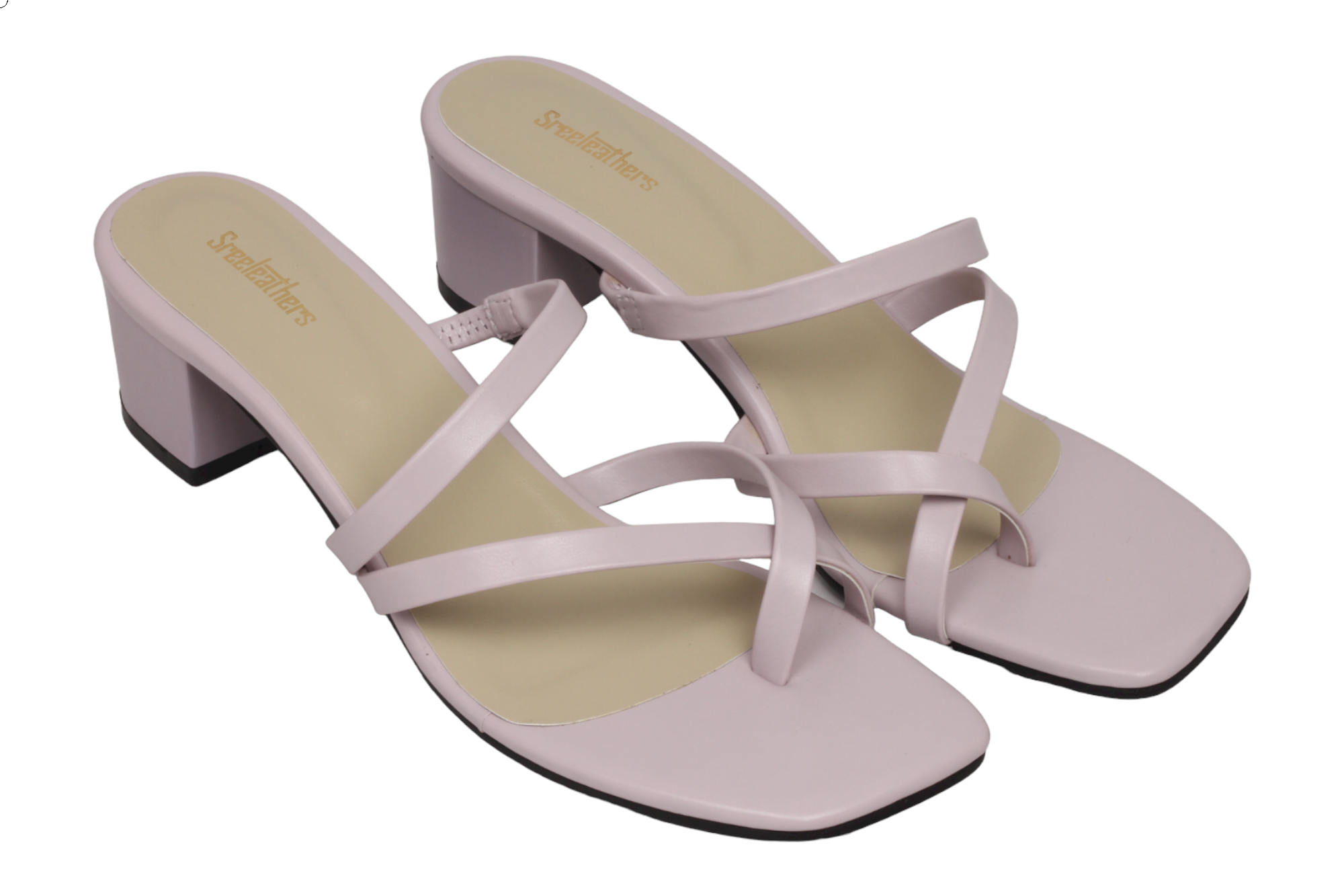 Sreeleathers Ladies High Heel Chappal Safety Shoes Heeled Slippers