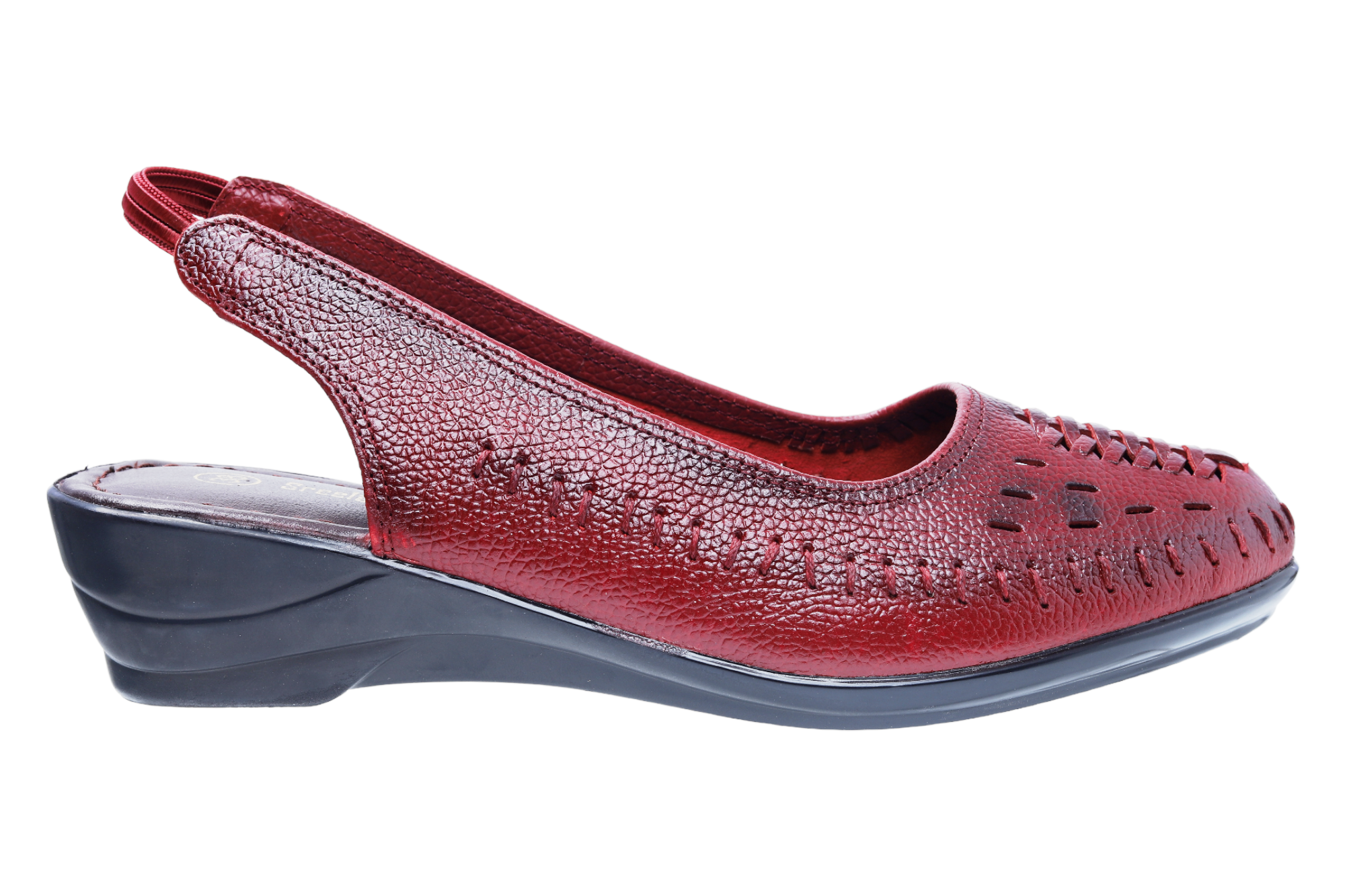 LADIES HEEL LEATHER SANDAL 999508 â SREELEATHERS