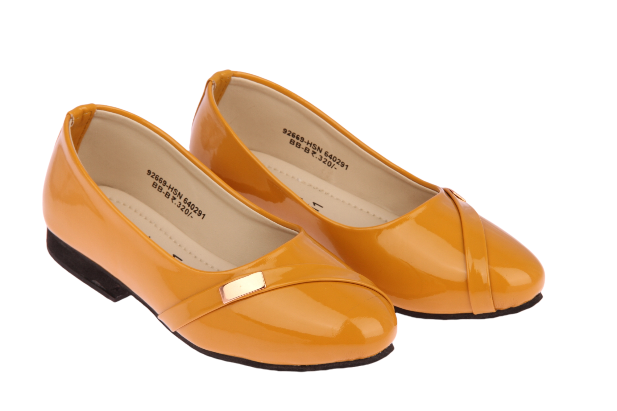 Hsn yellow top box shoes