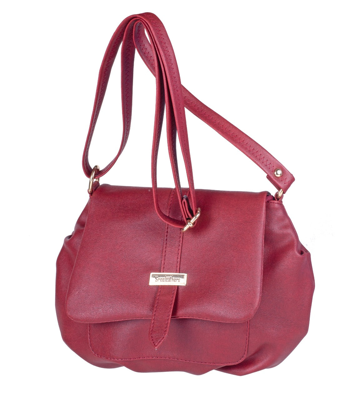 ZEBRA Unisex Leather Side Sling Bags, Size: 7