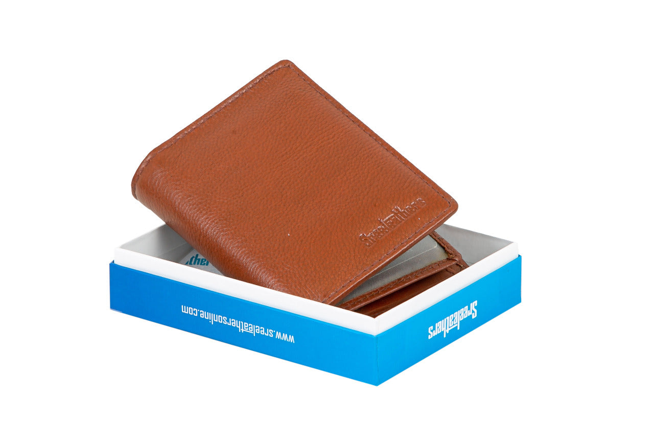 Mens Leather Wallet Cum Card Holder 107118 – Sreeleathers Ltd